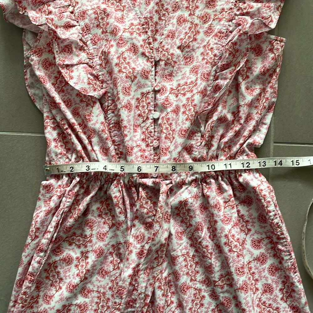 Rebecca Taylor Pink Floral Cotton Jumpsuit - Picture 10 of 16